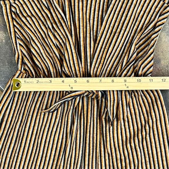Caution To The Wind Striped One Piece Tank Jumpsuit Medium - Picture 7 of 11